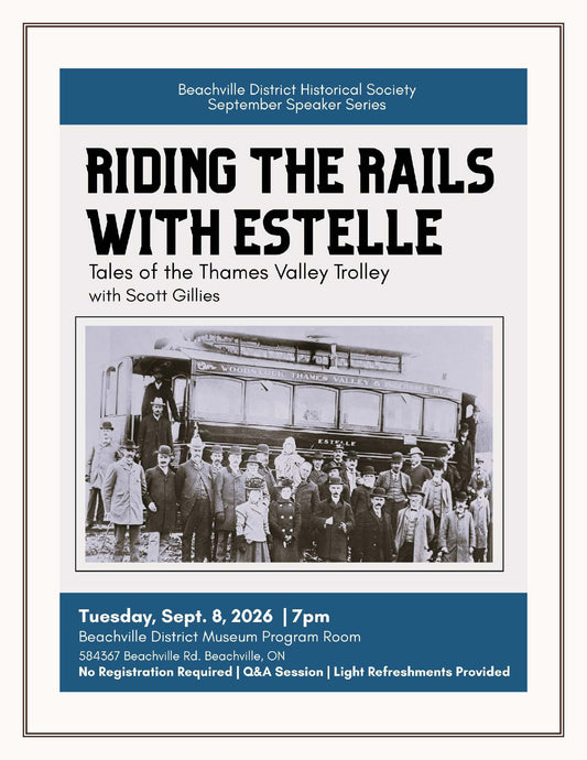 The Estelle Streetcar 1901 - 1925 Woodstock to Ingersoll